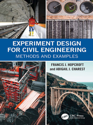 cover image of Experiment Design for Civil Engineering